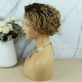 13X4 T Part Lace Front Wig Mix #T4/27 Color Pixie xx02