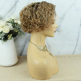 13X4 T Part Lace Front Wig Mix #T4/27 Color Pixie xx02