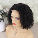 4x4 Silk Base Closure Wig BOB Jerry Curly