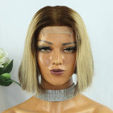 Clearance Sale 4x4 Lace Front Wigs Ombre Highlight Color Wig Straight