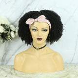 Lazy Girl Headband Wig Brazilian Hair Bob Afro Kinky Curly Y2