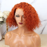 13x4 Lace Front Wigs #350 Color Deep Curly