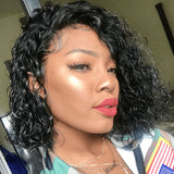 13X4 Lace Front Wig Bob Wig Deep Curly
