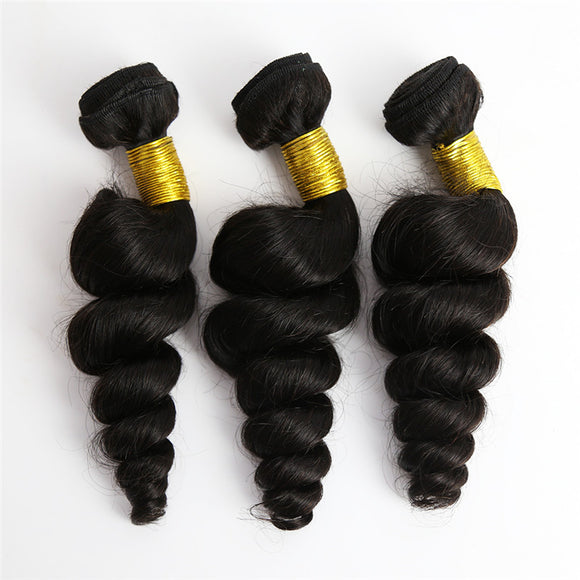 3 Bundle Loose  Wave Brazilian Human Hair