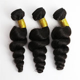 Brazilian Hair Loose wave 3 Bundles +Closure