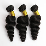 Brazilian Hair Bundles (3pcs) + Lace Frontal (1pc) Loose Wave