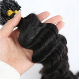 Micro Loop Human Hair Extension Deep Wave
