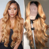 TsMadison Ombre 1b/27 Color 13x4 Lace Front Wig Body Wave