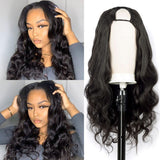 U Part Wig Brazilian Hair Body Wave