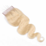 4x4 Lace Clousre Blonde color #613 Body Wave