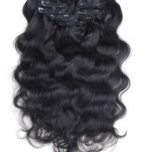 Clip In Human Hair Extensions Body Wave