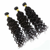 Brazilian Hair  Deep curly  3 Bundles +Closure