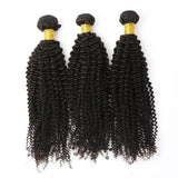 Brazilian Hair  Kinky curly  3 Bundles +Closure