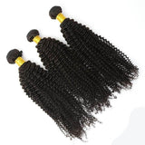 Brazilian Hair  Kinky curly  3 Bundles +Closure