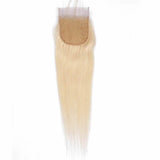 4x4 Lace Clousre Blonde color #613 Silky Straight