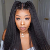 13X4 Lace Front Wig Kinky Straight