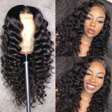 13x6 Transparent Lace Front Wig Loose Deep Wave