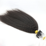 Micro Loop Human Hair Extension Kinky Straight