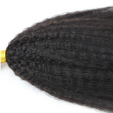 Micro Loop Human Hair Extension Kinky Straight