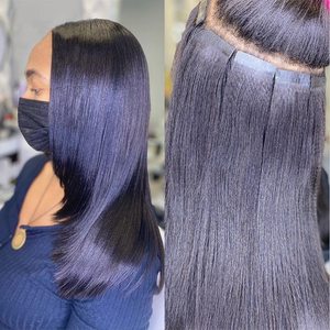 Tape In Human Hair Extensions Yaki Straight