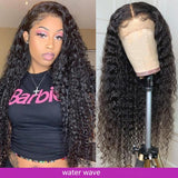 5x5 HD Swiss Lace Closure Wig Water Wave